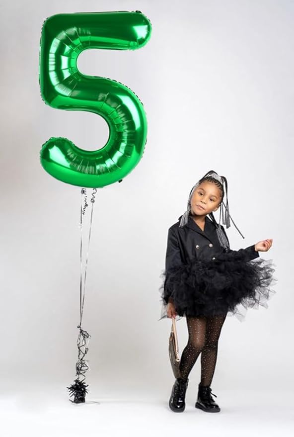 Number 0 Balloons 40 Inch Dark Green Number Balloons for 10 20 30 40 50 60 70 80 90 100 Numbers Balloon Birthday Decorations Wedding Event Baby Shower
