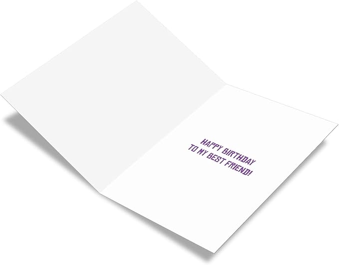 The Best Card Company Funny Birthday Greeting Card w/ 5 x 7 Envelope for Men and Women (1 Card) Friendly Garden Gnomes Besties C6441HBDG