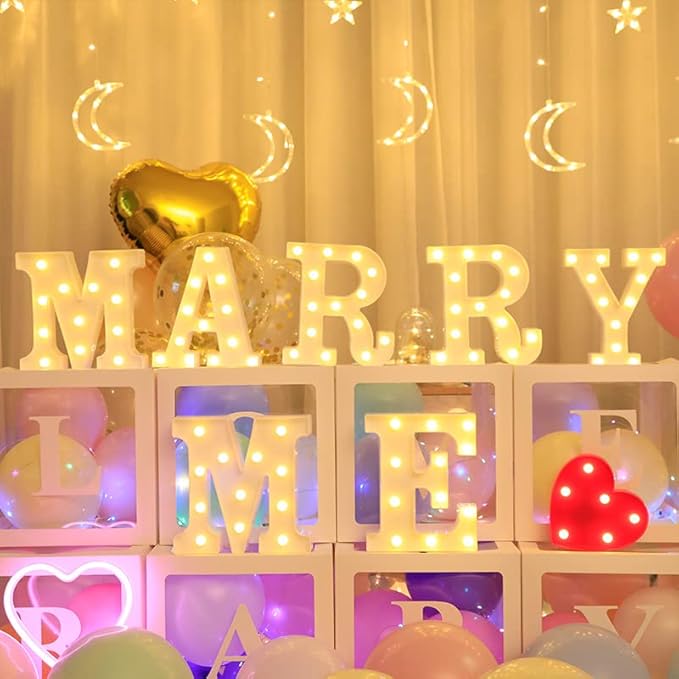 MARRY ME LED Light Sign, Will You Marry Me Sign Proposal Sign Engagement Sign Romantic Proposal,Perfect for Photo Props Wedding Valentine's Day Decor