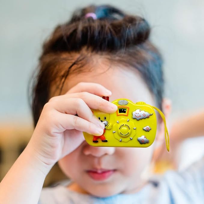 ArtCreativity Kids Camera Toy Set with Images in Viewfinder (24PCs) - Party Favors for Toddlers, Goodie Bags Stuffers for Kids, 3 Colors