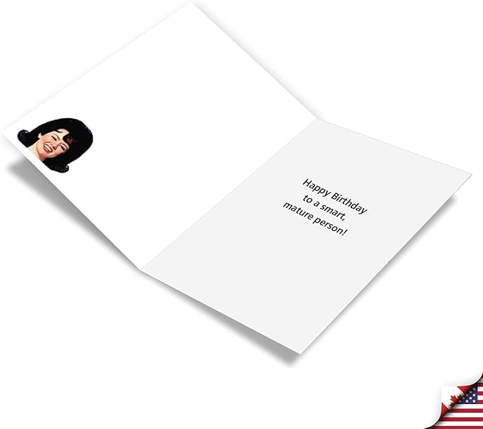 NobleWorks Hilarious Birthday Greeting Card with 5 x 7 Inch Envelope (1 Card) BdayMature Knowledge C10293BDG