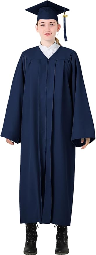 GraduatePro Matte Graduation Cap and Gown Class of 2026 Set Bulk with Tassel for High School & College 12 Colors