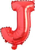 40 inch Red big size Number Letter alphabet Foil Helium Float Balloons Birthday Wedding Party Celebration decoration Air ball (40 INCH Red J)