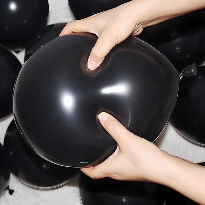 400 Pcs Black Balloons 12 Inch Bulk Latex Balloon for Birthdays Weddings Party Decorations