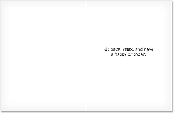 NobleWorks - 1 Hilarious Greeting Card for Birthday - Funny Birthday Cartoon, Comic Notecard - Chili Kebab 8282Z