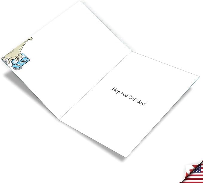 NobleWorks - 1 Big Funny Birthday Cartoon For Men and Women (8.5 x 11 Inch) - Jumbo Comic Humor, Group Greeting with Envelope - Frank's Card J2616BDG