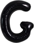 TONIFUL 40 Inch Large Black G Letter Balloon - Jumbo Helium Foil Mylar Big Alphabet for 2026 New Year Eve Graduation Wedding Baby Shower Birthday Party Anniversary Supplies Decorations