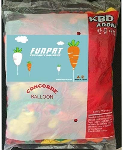 40 Inches Latex Spiral Balloons 100 Count Assorted Boys Girls Birthday Party Balloons