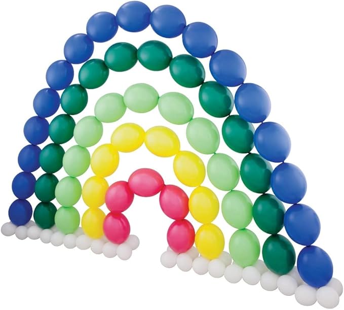 Link Balloons Green 12 Inch Latex Quick Linkale Balloon 160 Pcs for Birthday, Halloween, Christmas, Party Festival Decorations