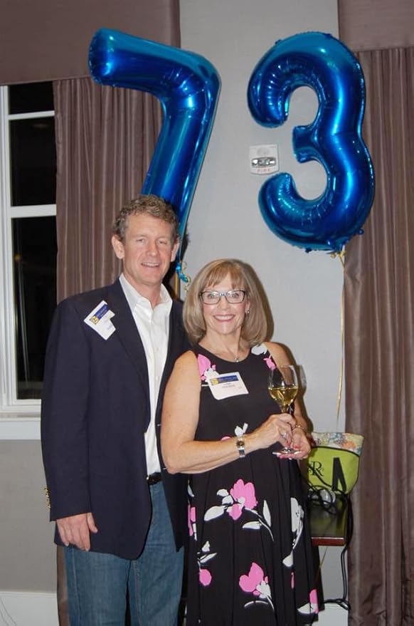 Navy Blue 7 Balloon Number, 40 Inch Nmber Balloons, Blue Party Decorations for 7th Birthday