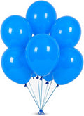 50 Pack 12 Inch Blue Latex Balloons for Party Decorations, Thick Premium Balloons for Birthday, Baby Boy Shower, Graduation, Corporate, Photo Backdrop, Arch & Garland, Air or Helium