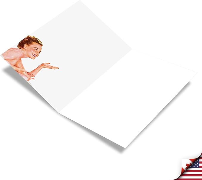 NobleWorks - 1 Funny Birthday Greeting Card - Sassy Bday Card for Women, Stationery Humor - Relax Birthday Girl C7018BDB