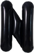TONIFUL 40 Inch Large Black N Letter Balloons Jumbo Helium,Foil Mylar Big Alphabet Balloons for 2026 New Year Eve Graduation Wedding Baby Shower Birthday Party Anniversary Supplies Decorations