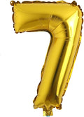 40 inch Letter Balloons Gold Alphabet Number Balloons Foil Mylar Party Wedding Bachelorette Birthday Bridal Shower Graduation Anniversary Celebration Decoration can fly with helium (40 INCH Gold 7)