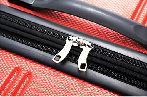 Rockland Melbourne Hardside 2 Piece Expandable Spinner Wheel Luggage Set, (20"/28"), Red