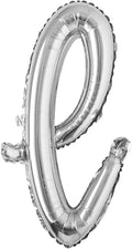 18 inch silver lowercase Happy Birthday Balloon Letter Ballon Wedding Balloon Birthday Party Decorations Kid Adult Name Baloon (18 inch Silver l)