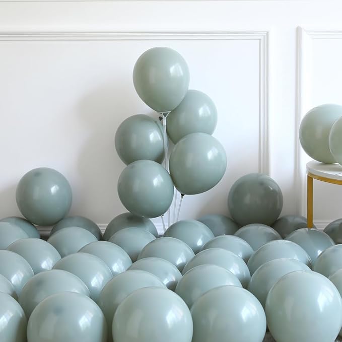 Fairy Wonderland Party Decorations 155Pcs Dusty Green Pink Purple Balloons Garland Arch Kit Pastel Pink Lavender Purple White Latex Balloons for Spring Tea Party Wedding Birthday Flower Party Backdrop