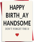 Birthday Decorations for Men, Funny Birthday Gifts for Men Him, Boyfriend Gifts for Bday, Husband Birthday Card