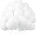 110pcs White Balloons 12inch Matte White Latex Party Balloons for Wedding, Birthday, Graduation, Bridal Shower, Baby Shower, Bachelorette and Engagement Decorations