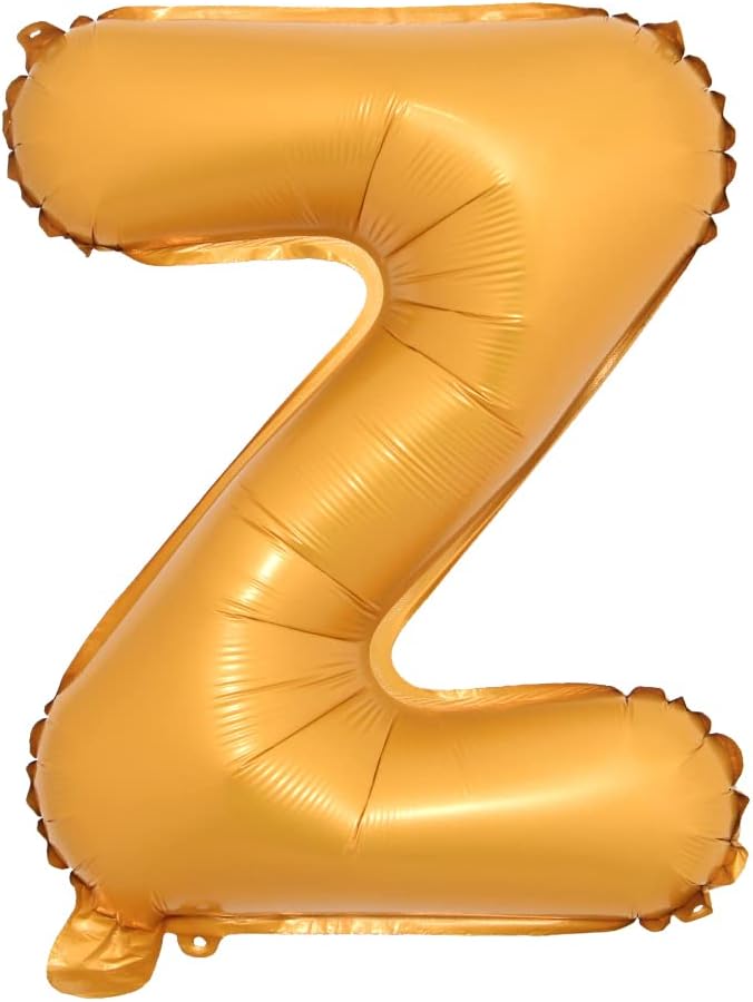 16" inch Single Orange Alphabet Letter Number Balloons Aluminum Hanging Foil Film Balloon Wedding Birthday Party Decoration Banner Air Mylar Balloons (16 Inch Orange Z)