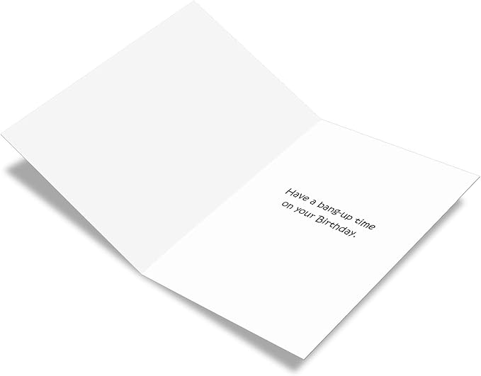 NobleWorks Funny Birthday Greeting Card with 5 x 7 Inch Envelope (1 Card) Bday Bangkok Family Game 8300Z