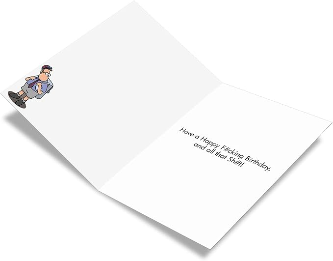 NobleWorks - 1 Hilarious Greeting Card for Birthday - Funny Birthday Cartoon, Comic Notecard - Sports Parrot C2660BDG