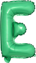 16 inch Green Alphabet Letter and Number Balloons Set Package, Aluminum Hanging Foil Film Banner Mylar Balloon for Birthday Party Decoration Custom Word (A-Z, 0-9) (16 inch Green E)