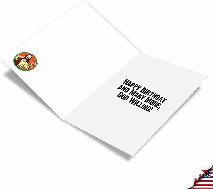 NobleWorks Humorous 65th Milestone Birthday Greeting Card with 5 x 7 Inch Envelope (1 Card) See You Soon - 65 C10008MBG