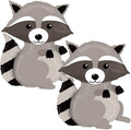 Set of 2 Adorable Woodland Raccoon 36" Foil Party Balloons