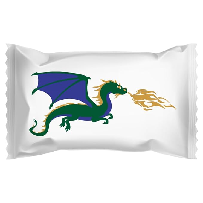 Party Sweets Dragons Soft Sours, Bite-Sized Soft Sour Candy, Appx 300 candies, 7-Ounce Bags (Pack of 6)