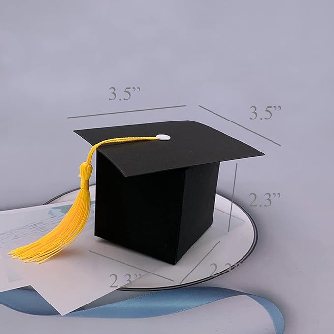 Suponey 30 Pcs Graduation Gift Boxes Candy Boxes for Graduation Keepsake Party Decorations