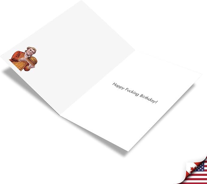 NobleWorks - 1 Sassy Happy Birthday Card Funny - Hilarious Grown-Up Card for Men, Husband, Stationery Humor - Have Your Cake Man C9307BDG