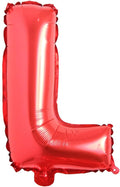 40 inch Red big size Number Letter alphabet Foil Helium Float Balloons Birthday Wedding Party Celebration decoration Air ball (40 INCH Red L)