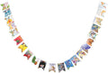 Book Garland – Vintage Book Pages String Decoration – 22 Pieces Perfect for Book Lovers, Kids Room Decor, Themed Parties, Comic Story Party Banner, Home, Library (Print Type, Double-Sided Print)
