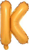 16" inch Single Orange Alphabet Letter Number Balloons Aluminum Hanging Foil Film Balloon Wedding Birthday Party Decoration Banner Air Mylar Balloons (16 Inch Orange K)