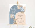Editable Welcome Sign - "Bearly Wait" Shower Decor - Boho Bear Motif - Plastic Instant Download Degree of Personalization