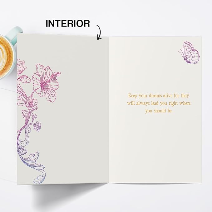 Granddaughter Birthday Card, Funny Birthday Card Gifts for Granddaughter from Grandma Grandpa,Unique Gifts Idea