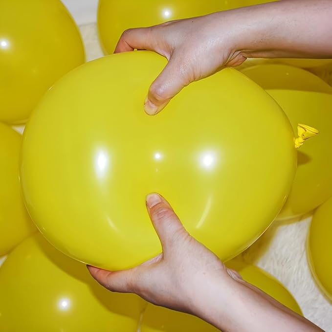 400 Pcs Yellow Balloons 12 Inch Bulk Latex Balloon for Birthdays Weddings Party Decorations