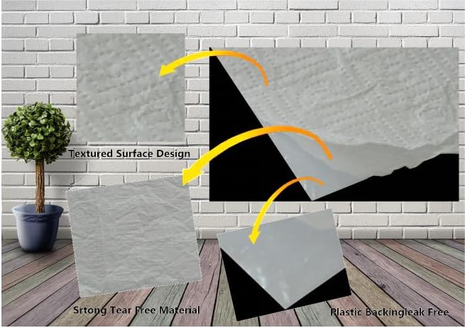 Paper Tablecloths for Rectangle Tables 7 Pack,White Disposable Paper Tablecloth, 3 Ply Paper & Plastic 54" x 108" Tablecover, Table Cloth for Various Occasions Parties, Indoor & Outdoor Banquet Use