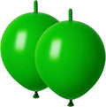 Link Balloons Green 12 Inch Latex Quick Linkale Balloon 160 Pcs for Birthday, Halloween, Christmas, Party Festival Decorations