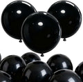 50 Pack Black Balloons 24 Inch Black Latex Party Balloon for Wedding, Birthday, Baby Shower and More