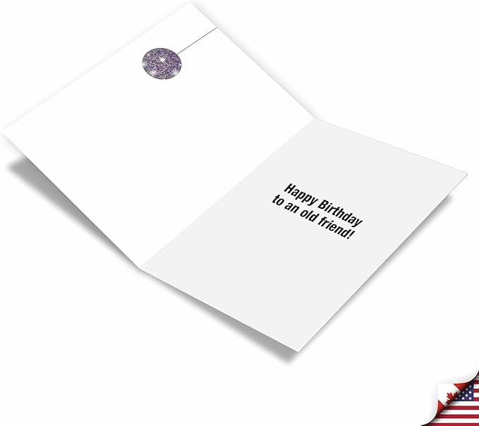NobleWorks Hysterical Birthday Greeting Card with 5 x 7 Inch Envelope (1 Card) Bday Old Fast C10072BDG
