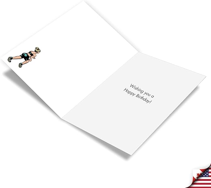 NobleWorks Funny Birthday Greeting Card with 5 x 7 Inch Envelope (1 Card) BdayWishful Aging C10302BDG