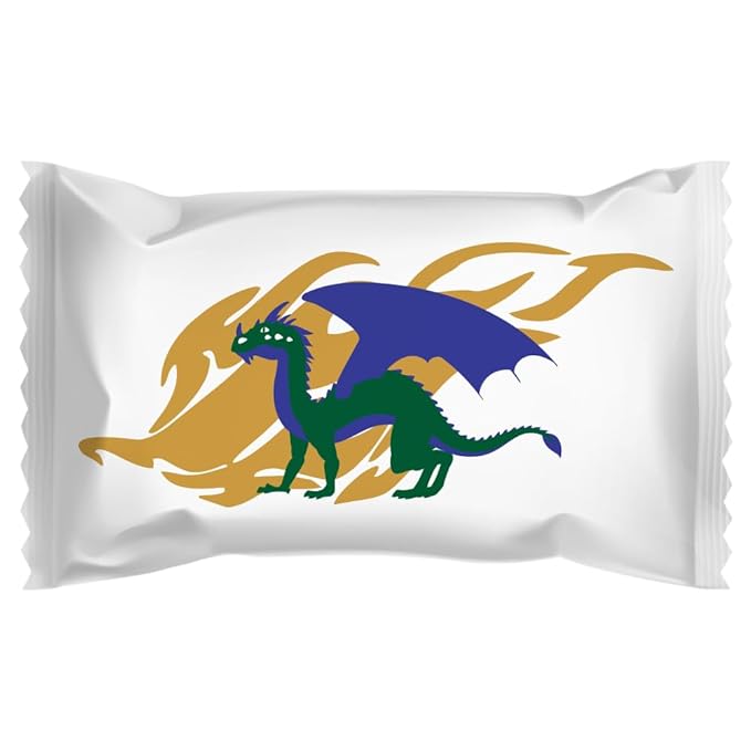 Party Sweets Dragons Soft Sours, Bite-Sized Soft Sour Candy, Appx 300 candies, 7-Ounce Bags (Pack of 6)