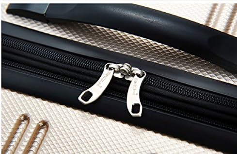 Rockland Melbourne Hardside 2 Piece Expandable Spinner Wheel Luggage Set, (20"/28"), Champagne