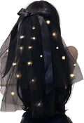 Light up Veil Short Bow Veils Wedding Bridal Veil for Bachelorette Party Veils Hair Accessories for Women