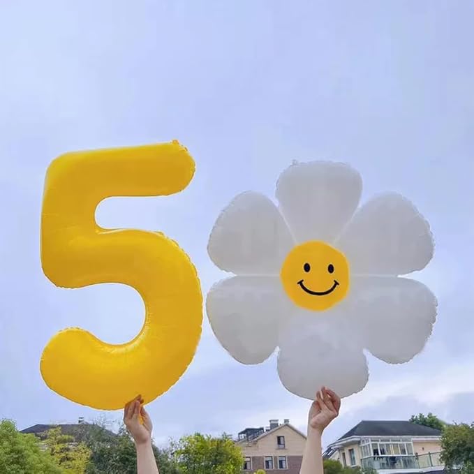 40 inch Yellow Number Balloon Giant Foil Helium Balloons Number 9 Balloon for 9th Birthday Party Decorations