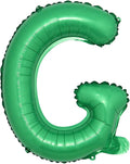 16 inch Green Alphabet Letter and Number Balloons Set Package, Aluminum Hanging Foil Film Banner Mylar Balloon for Birthday Party Decoration Custom Word (A-Z, 0-9) (16 inch Green G)