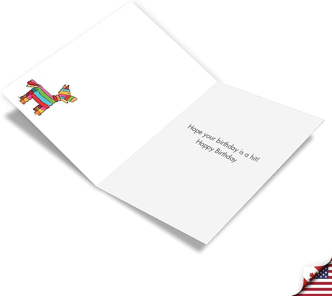 NobleWorks - Funny Birthday Greeting Card with 5 x 7 Inch Envelope (1 Card) Bday Ark Pinata C7951BDG