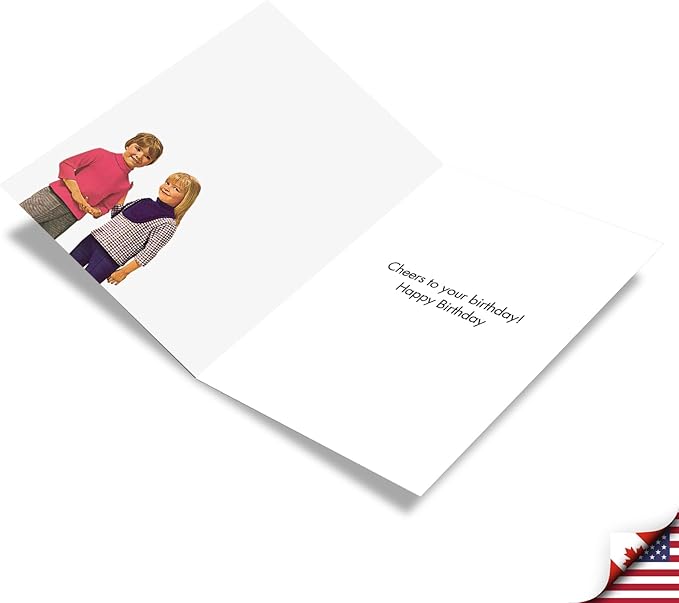 NobleWorks - 1 Funny Birthday Greeting Card - Sassy Bday Card for Women, Stationery Humor - Let's Get Stoned C7027BDG